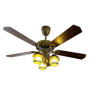 Quạt trần đèn trang trí DCT Fan 104 - Cánh gỗ