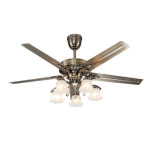 Quạt trần đèn trang trí DCT Fan 137 - Cánh kim loại