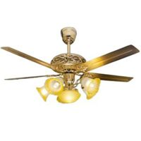 Quạt trần đèn trang trí DCT Fan 109 - Cánh kim loại