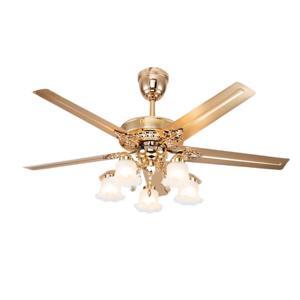 Quạt trần đèn trang trí DCT Fan 137 - Cánh kim loại