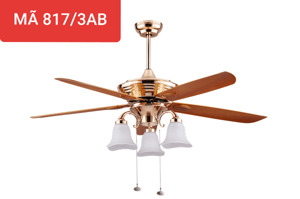 Quạt trần đèn 5 cánh QT-817 (817AB)