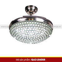 Quạt trần đèn trang trí Diamond Hero QAZ-L8608B - 80W