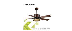 Quạt trần đèn Youkai 5 cánh 52-YJ234