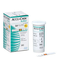 Que thử đường huyết Roche Accu-Chek Active 50
