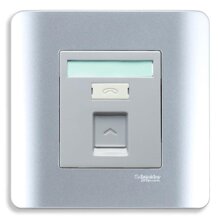 Ổ cắm điện thoại Zencelo Schneider Series E8431RJS4_SA_G19