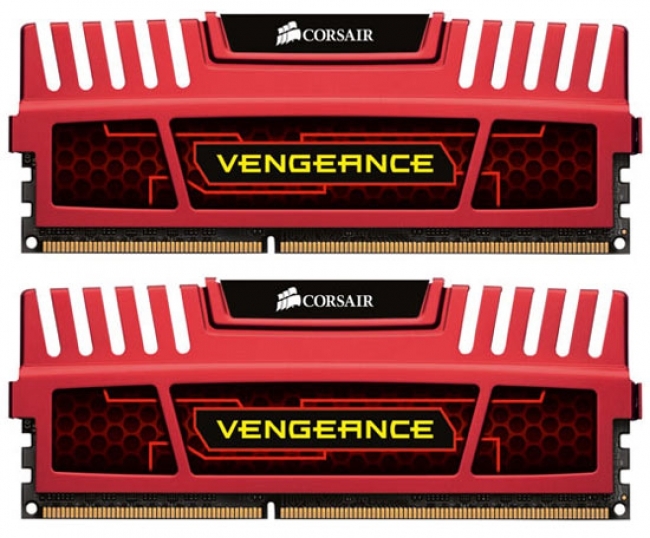 RAM Corsair VENGEANCE 8GB (2x4GB) DDR3 Bus 1600Mhz (Màu Đỏ) - (CMZ8GX3M2A1600C9R)