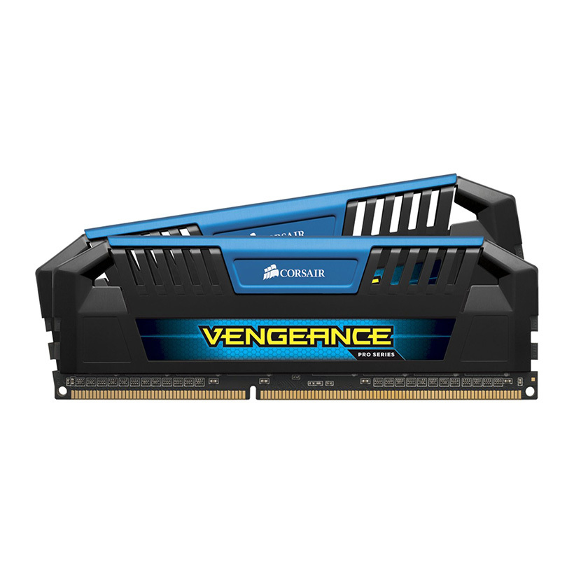 RAM Corsair VENGEANCE PRO 8GB (2x4GB) DDR3 Bus 1600Mhz (Màu Đen,Xanh) - (CMY8GX3M2A1600C9B)