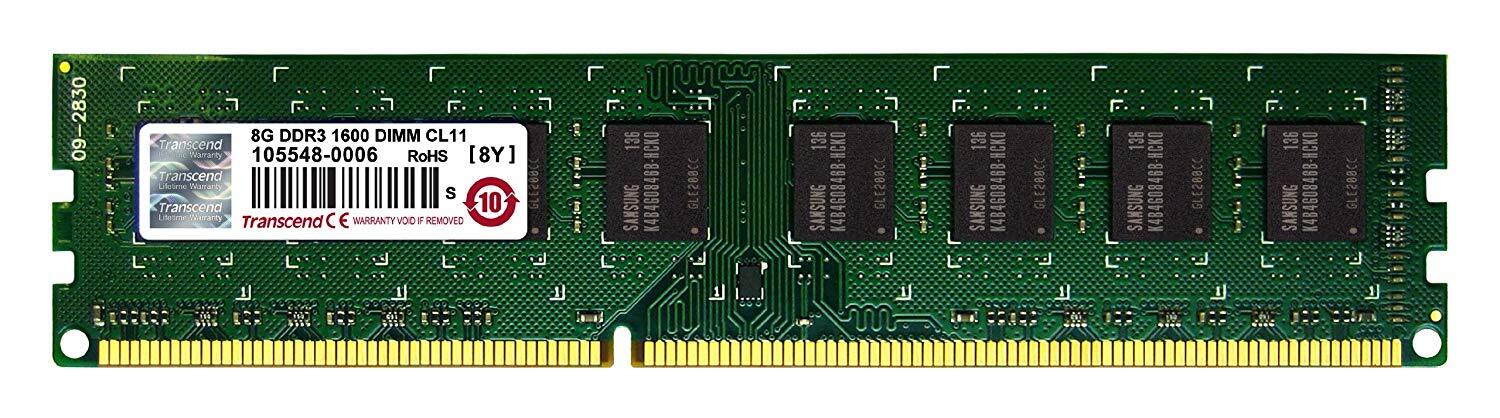 RAM DDR3 Transcend TS1GLK64V6H 8GB