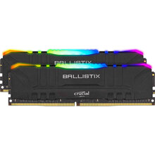 Ram Desktop Crucial Ballistix RGB 16GB (2x8GB) DDR4 3200MHz (BL2K8G32C16U4BL)