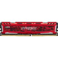 Ram Desktop Crucial Ballistix Sport LT Red 4GB (1x4GB) DDR4 2666MHz (BLS4G4D26BFSE)