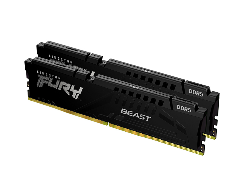 Ram Desktop Kingston Fury Beast (KF560C40BBK2-32) 32GB (2x16GB) DDR5 6000Mhz