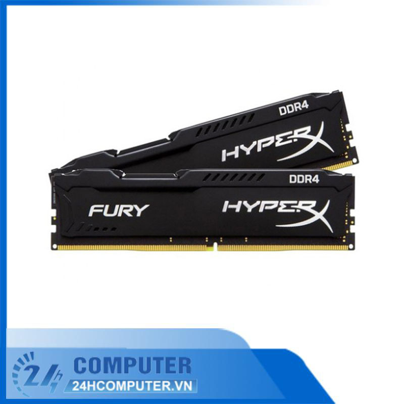 Ram Desktop Kingston HyperX Fury Black 8GB (1x8GB) DDR4 2666MHz (HX426C16FB3/8)