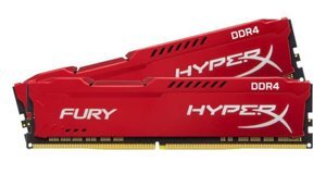 Ram Kingston HyperX Fury Red 32GB Kit (2x16GB) DDR4 2666MHz – HX426C16FBK2/32