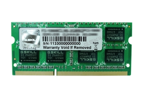 Ram laptop Gskill F3-10666CL9S-8GBSQ - 8GB/ DDR3/ 1333Mhz