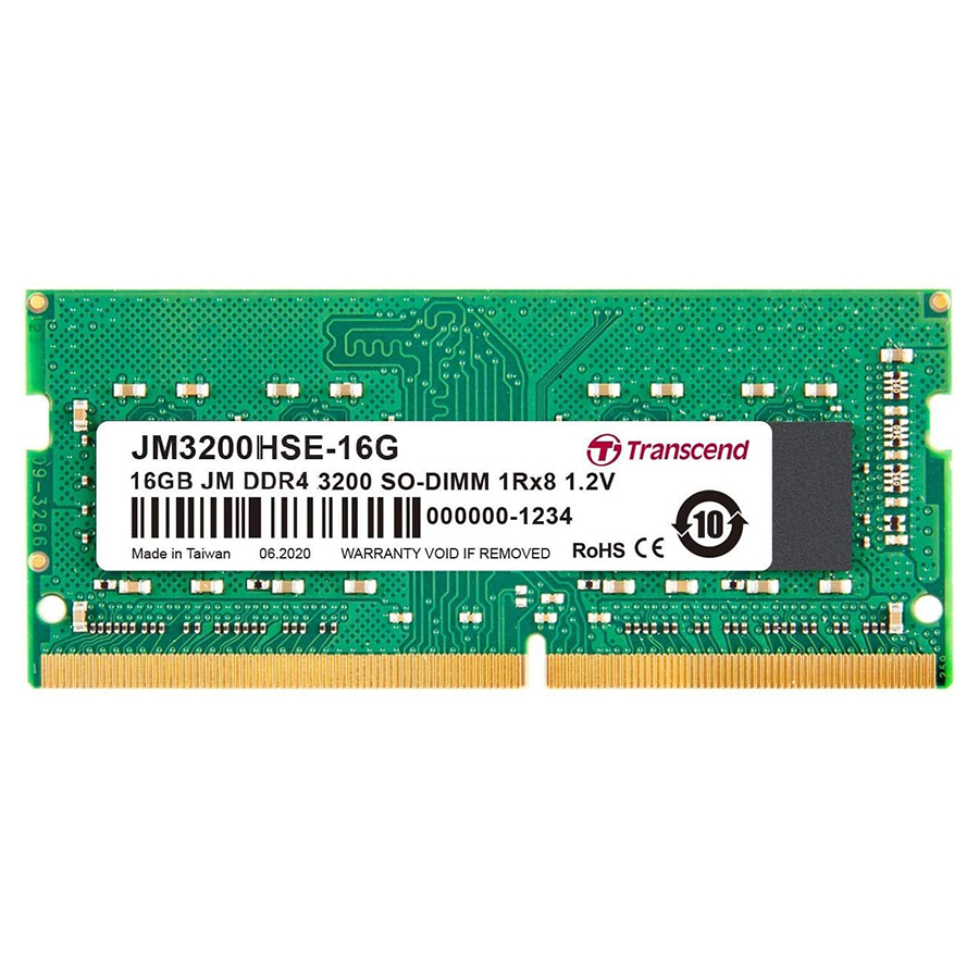 Ram Laptop Transcend DDR4 16GB 3200Mhz SO-DIMM