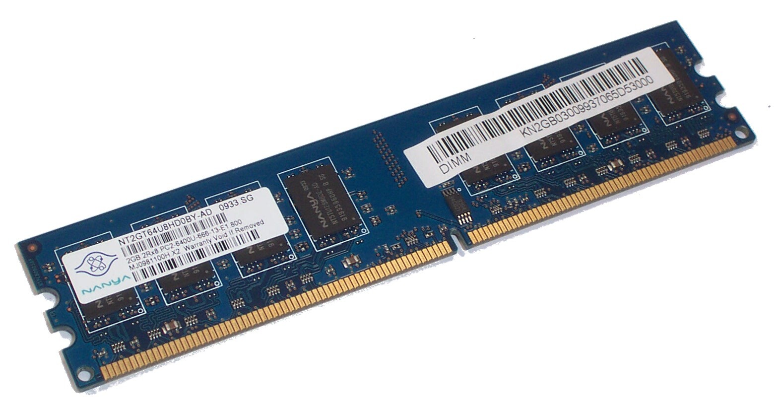 Ram laptop Nanya - 2GB/ DDR2/ 800Mhz