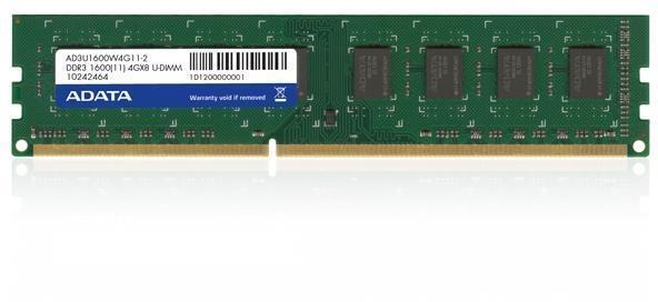 RAM PC Adata Value 2GB DDR3-1600  AD3U160022G11-S