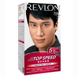Thuốc nhuộm tóc Revlon Top Speed Hair Color For Men Natural Black 40g/15ml