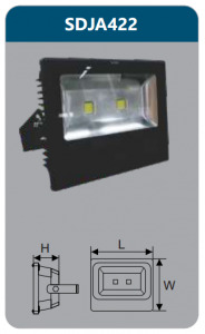 Đèn pha led 100w Duhal SDJA422 