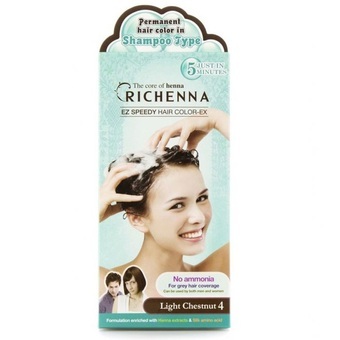 Thuốc nhuộm tóc phủ bạc Richenna EZ Speedy Hair Color EX EZ04
