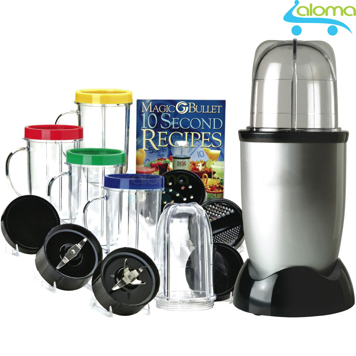 Máy xay ép sinh tố đa năng Magic Bullet MB-21PCs (21chi tiết) 