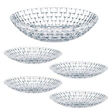 Set đĩa Nachtmann Bossa Nova 98369-0 Schalensatz gồm 5c (30cm + 4*21cm)