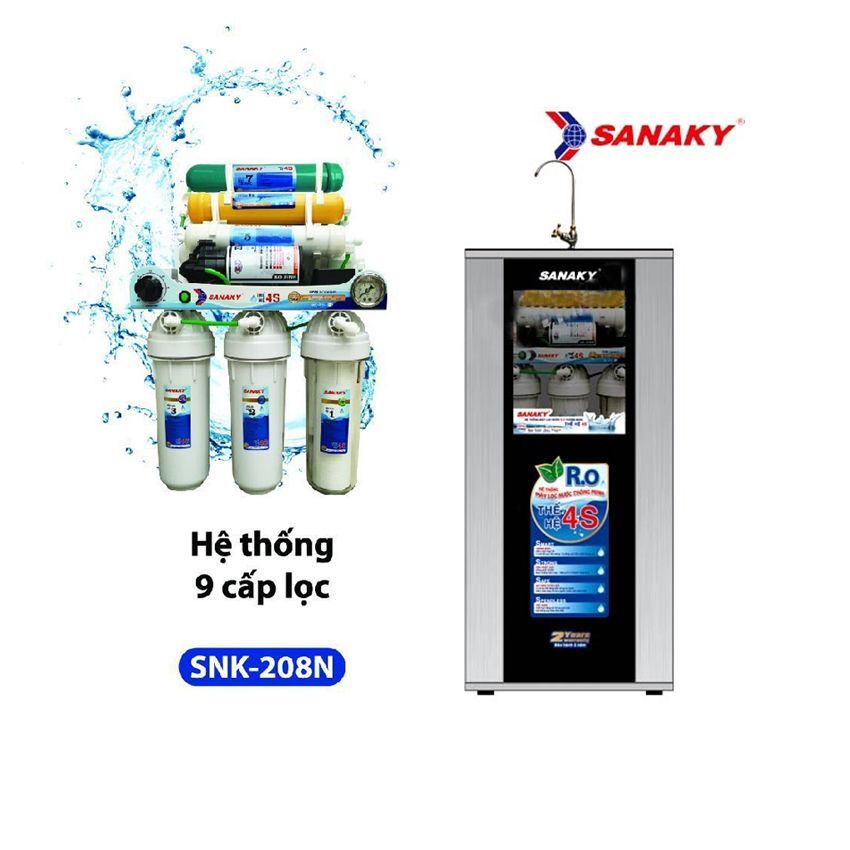 Máy lọc nước Sanaky SNK-208N (SNK208N) - 9 cấp lọc 