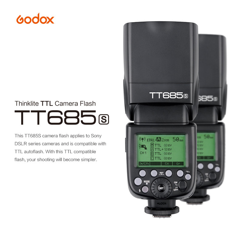 Đèn flash Godox TT685S (TT 685S) cho Sony 