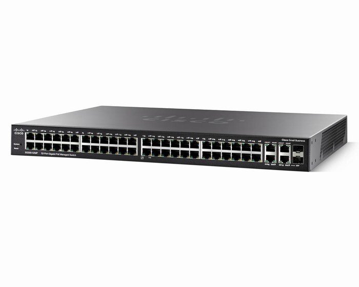 Thiết bị mạng Gigabit Max PoE Switch Cisco SG300-52MP 