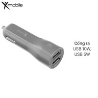 Sạc xe hơi Xmobile Dual USB TS-C063S