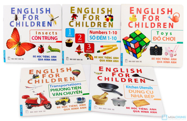 Sách Bé học tiếng Anh qua hình ảnh: Số đếm 1-10 - NXB Trẻ
