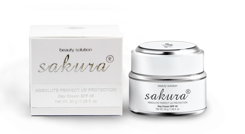 Kem trắng da hỗ trợ trị nám ban ngày Sakura Absolute Perfect UV Protection