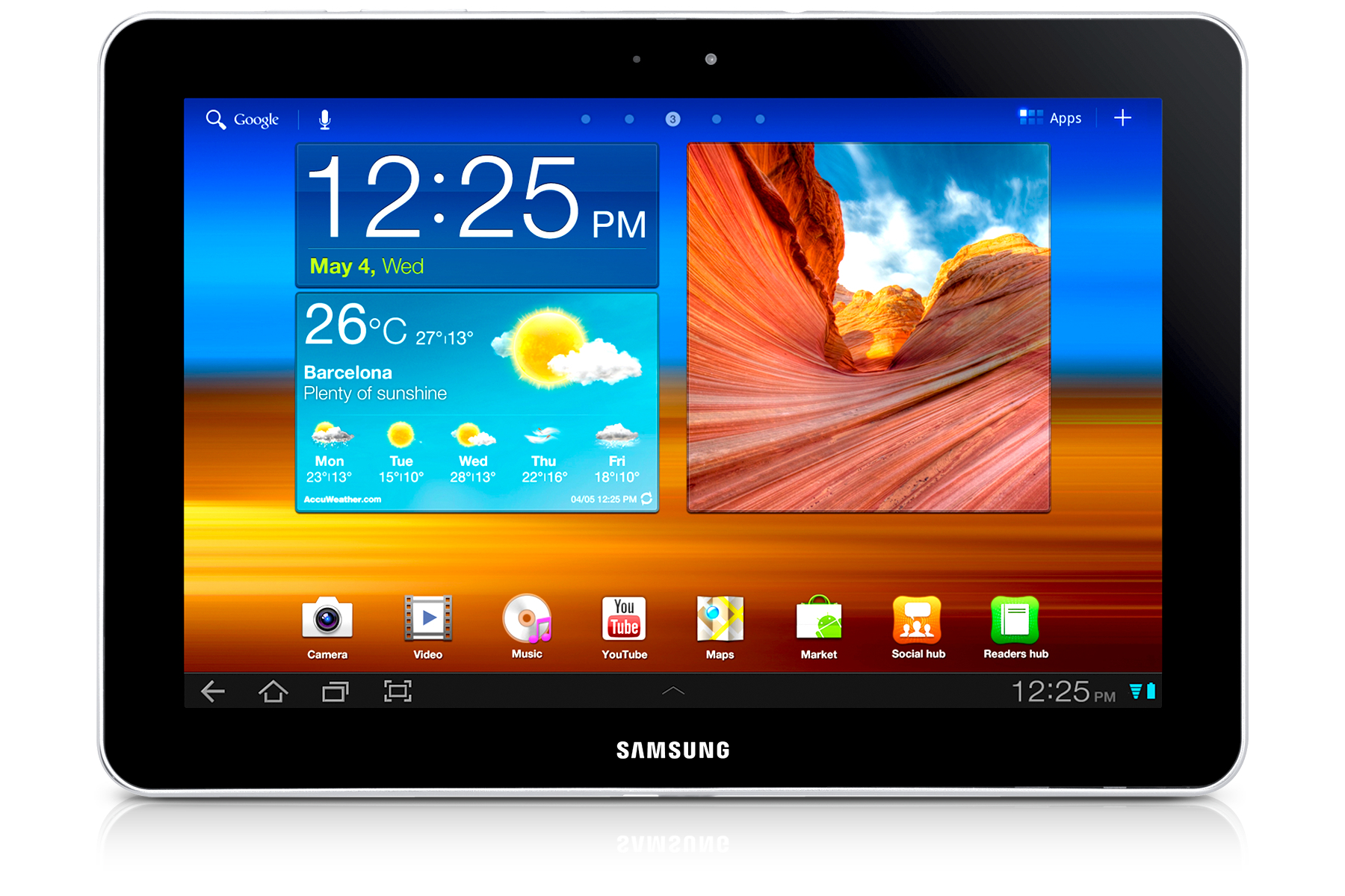 Máy tính bảng Samsung Galaxy Tab 10.1 (P7500) - 16GB, Wifi + 3G, 10.1 inch