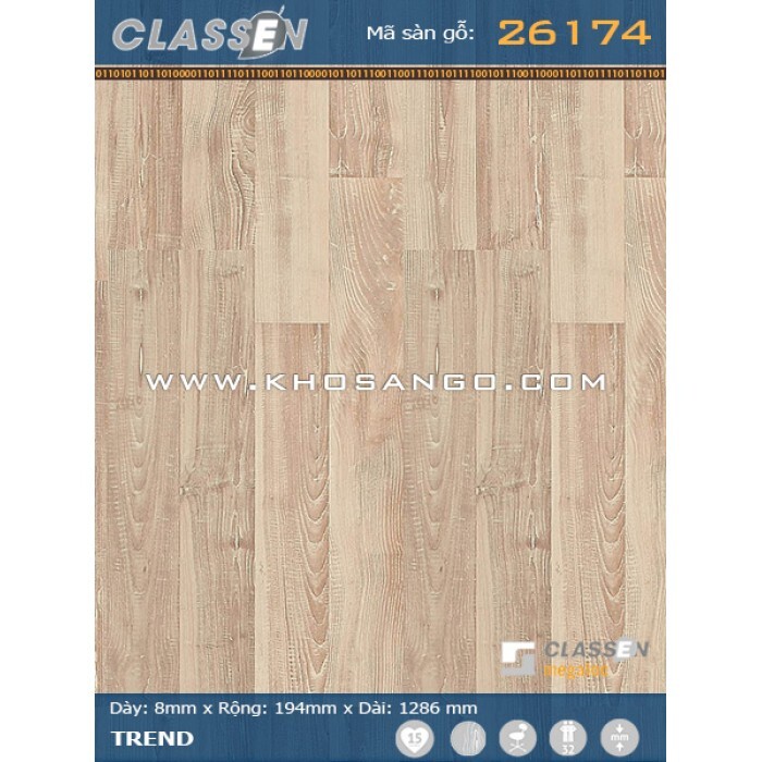 Sàn gỗ Classen 26174
