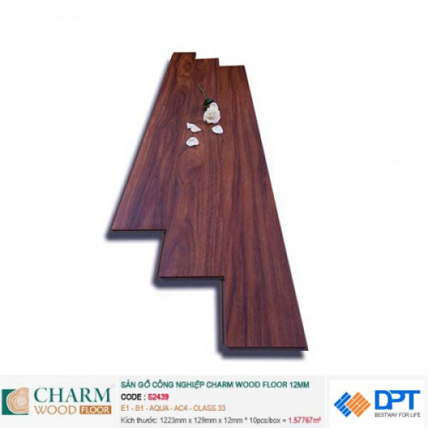 Sàn gỗ công nghiệp Charm S2439 12m