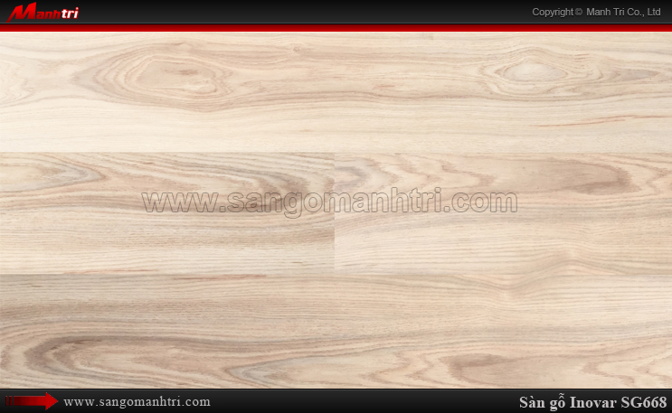 Sàn gỗ công nghiệp Inovar SG668