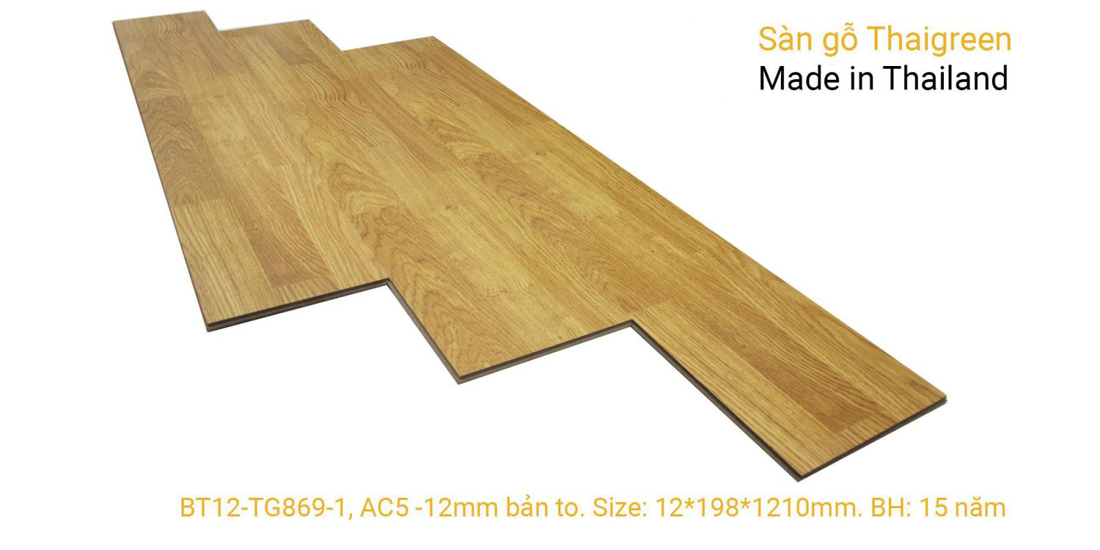 Sàn gỗ công nghiệp Thaigreen BT12-TG869-1