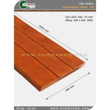 Sàn gỗ CONWOOD DECK 12 