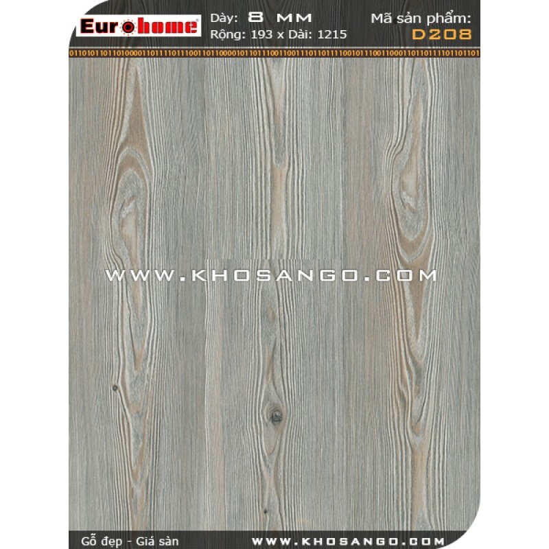 Sàn gỗ Eurohome D208