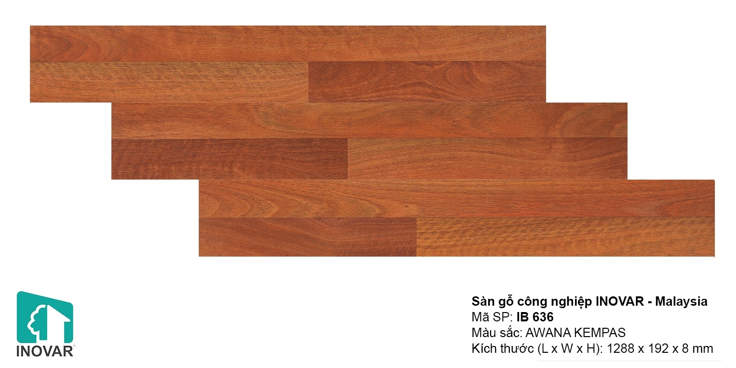Sàn gỗ Malaysia Inovar IB636