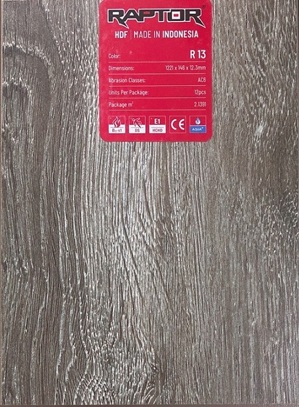 Sàn gỗ Raptor 12mm R13