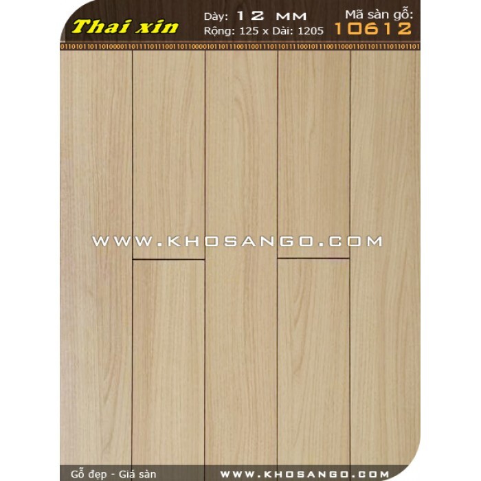 Sàn gỗ Thaixin 10612