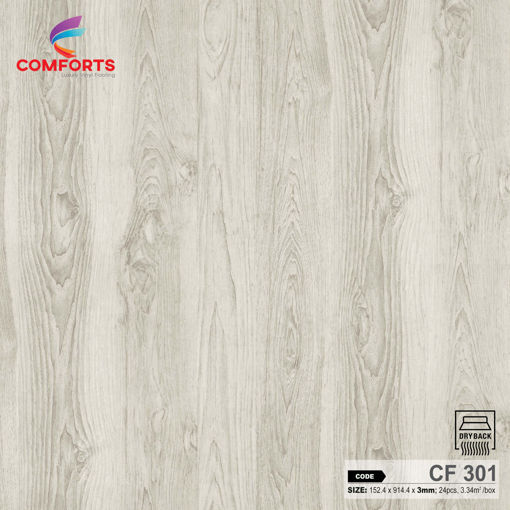 Sàn nhựa dán keo Comforts 3mm vân gỗ CF301