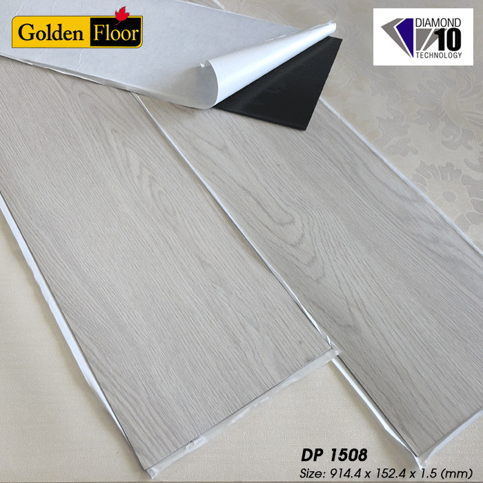 Sàn nhựa dán keo tự dính Golden DP1508 1.5mm