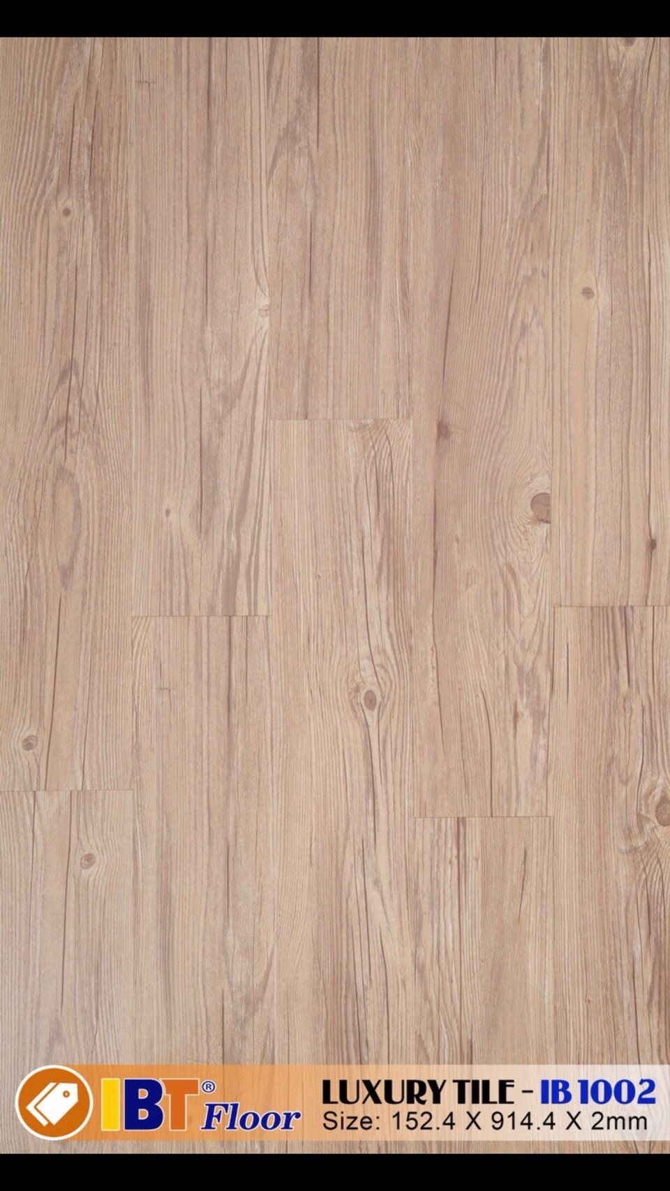 Sàn nhựa dán keo vân gỗ IBT Floor IB1002