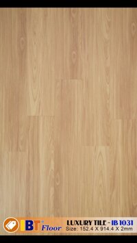 Sàn nhựa dán keo vân gỗ IBT Floor IB 1031