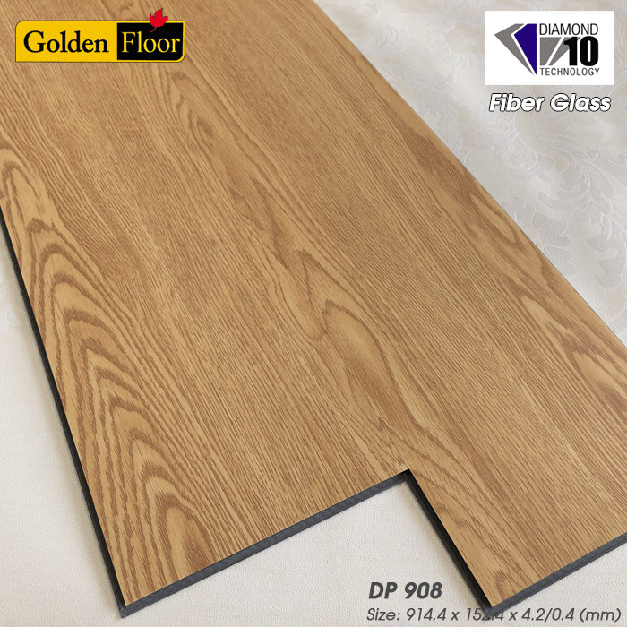 Sàn nhựa hèm khóa Golden DP908