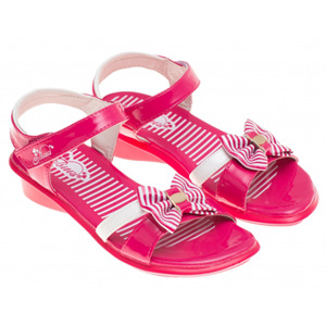 Sandal si-PU bé gái cao 3cm-Hồng-DPB458000HOG