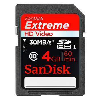 Thẻ nhớ SanDisk Extreme SDHC - 4GB