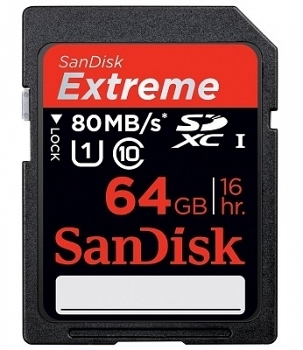 Micro SDXC Sandisk Extreme 533X - 64GB 